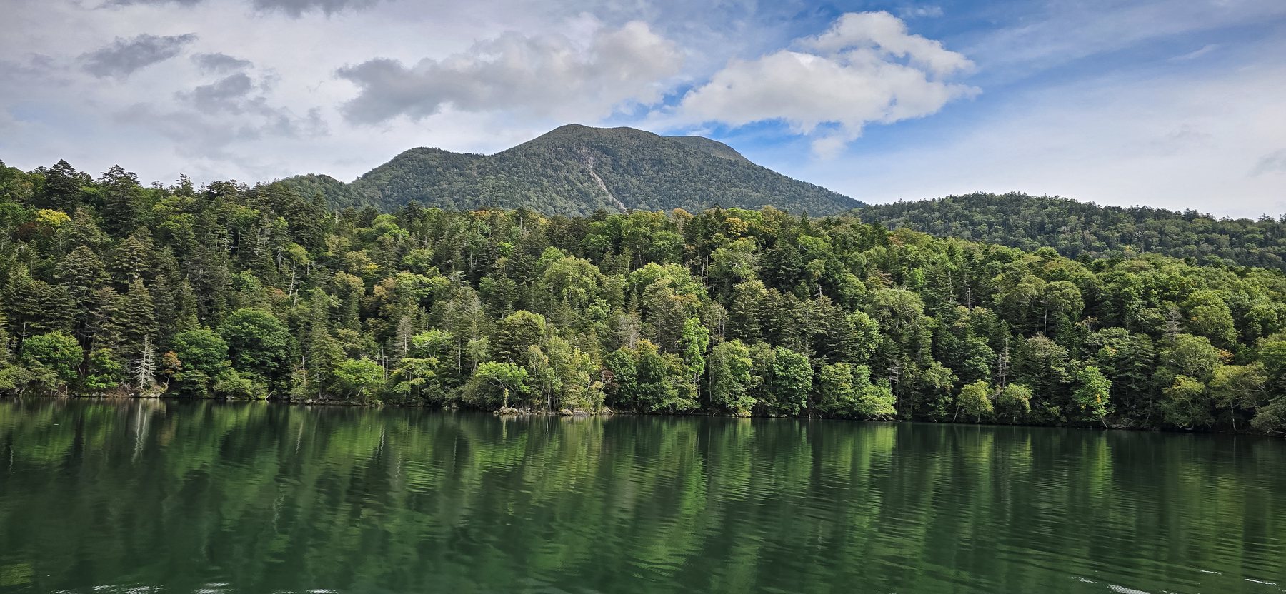 A forest lake near Akan